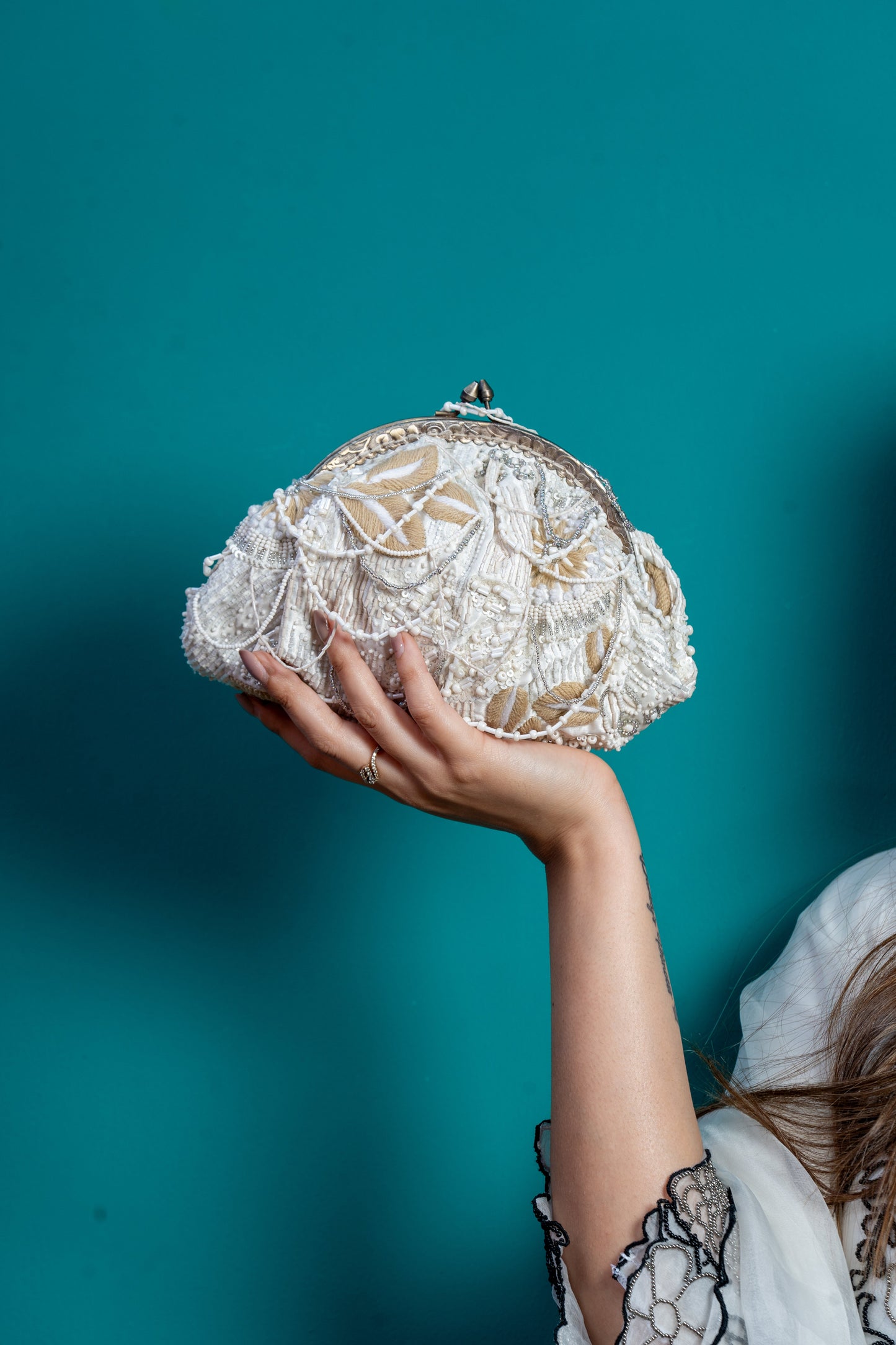 Rosalie Embellish Clutch