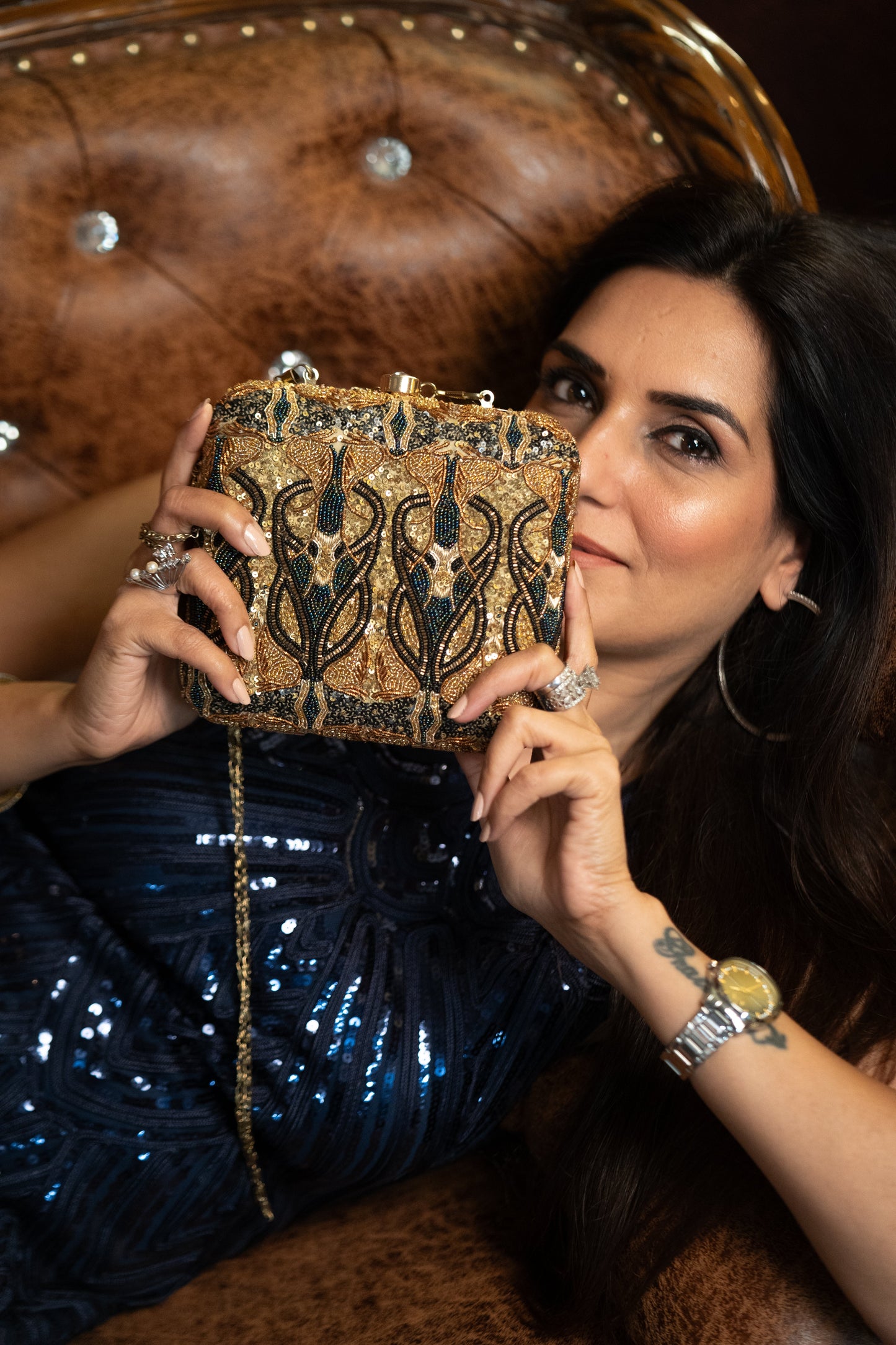 Stella Embellish Clutch