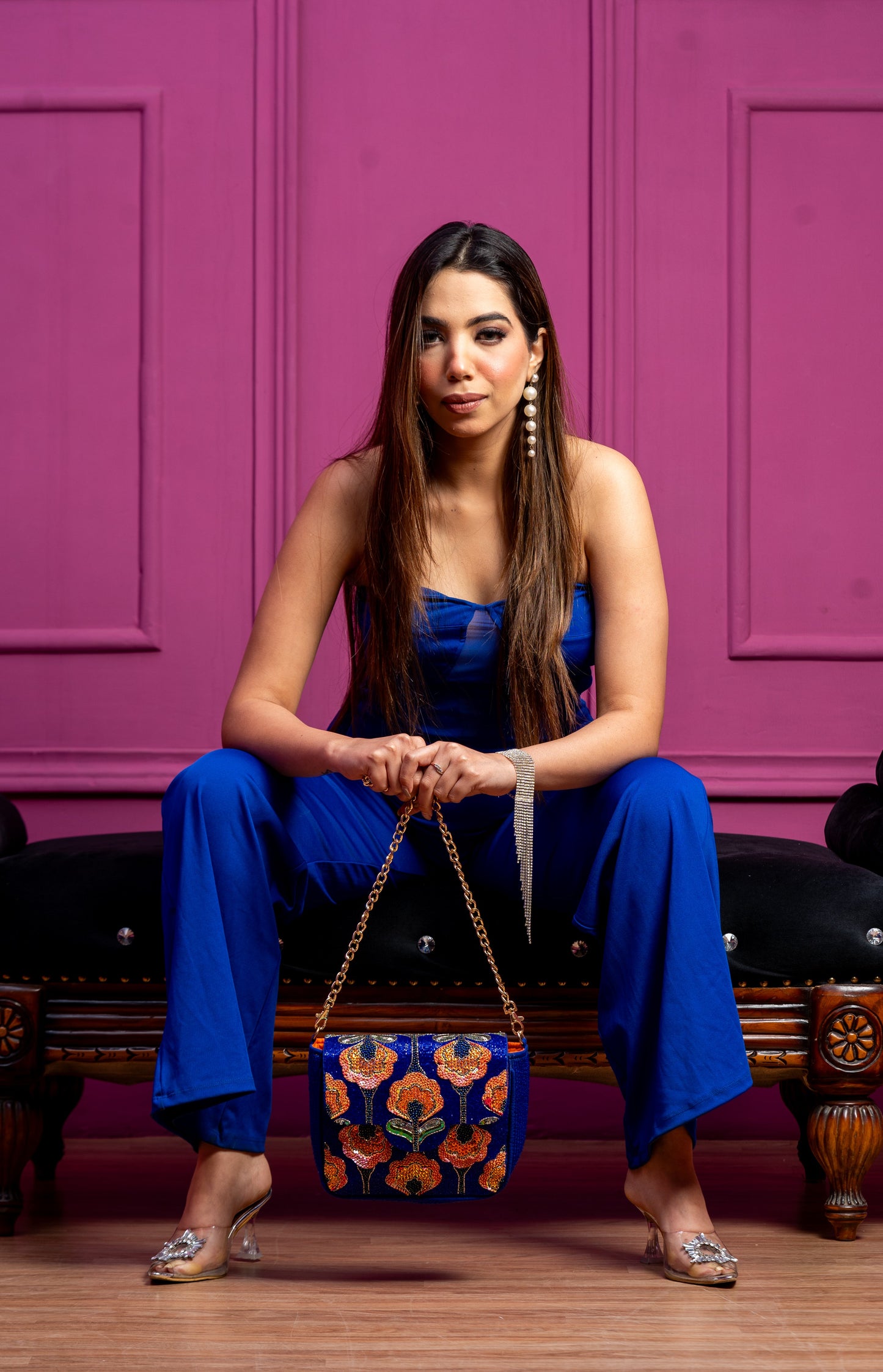 Kiri Royal Beaded Sling