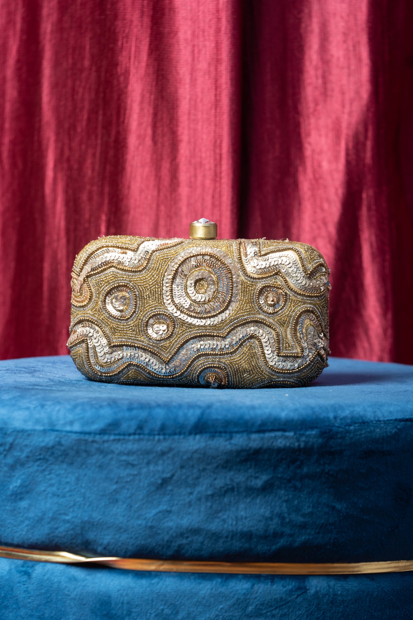 Marley Gold Clutch