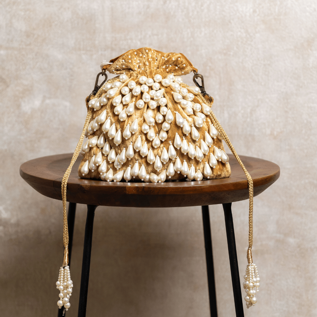 Luxe Gold Bridal Potli