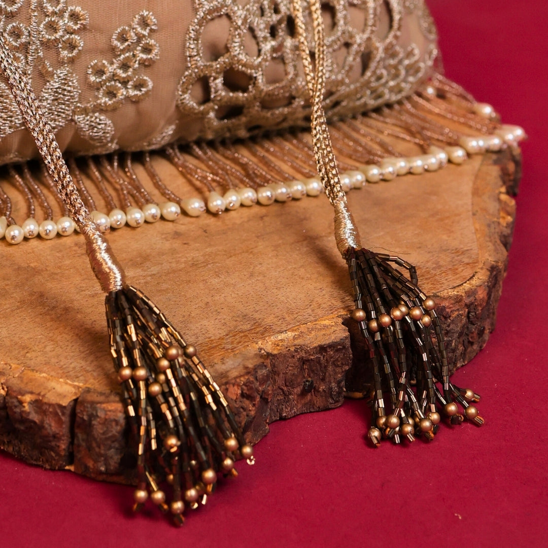 Serene Bloom Glint Potli