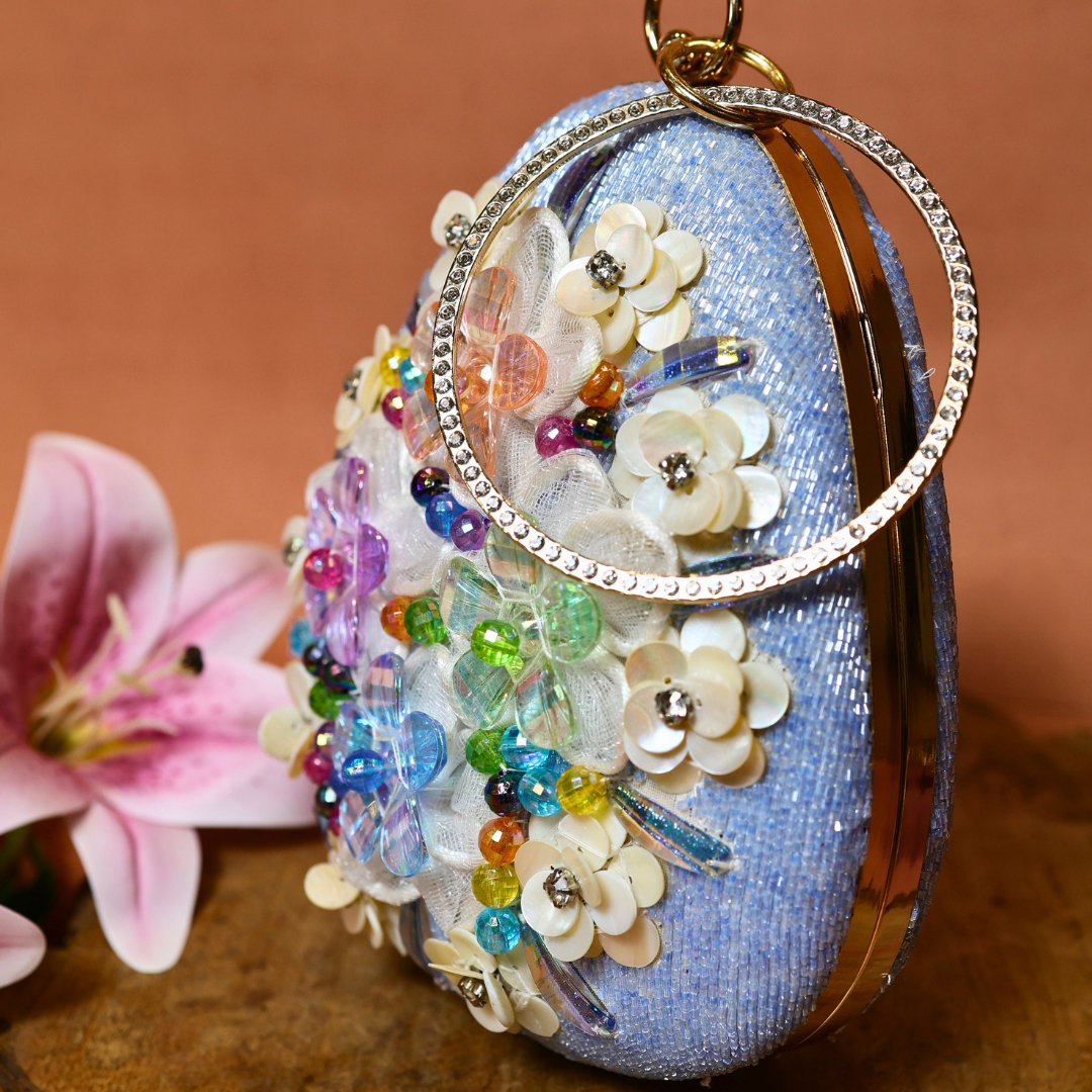 Aurora Bloom Clutch