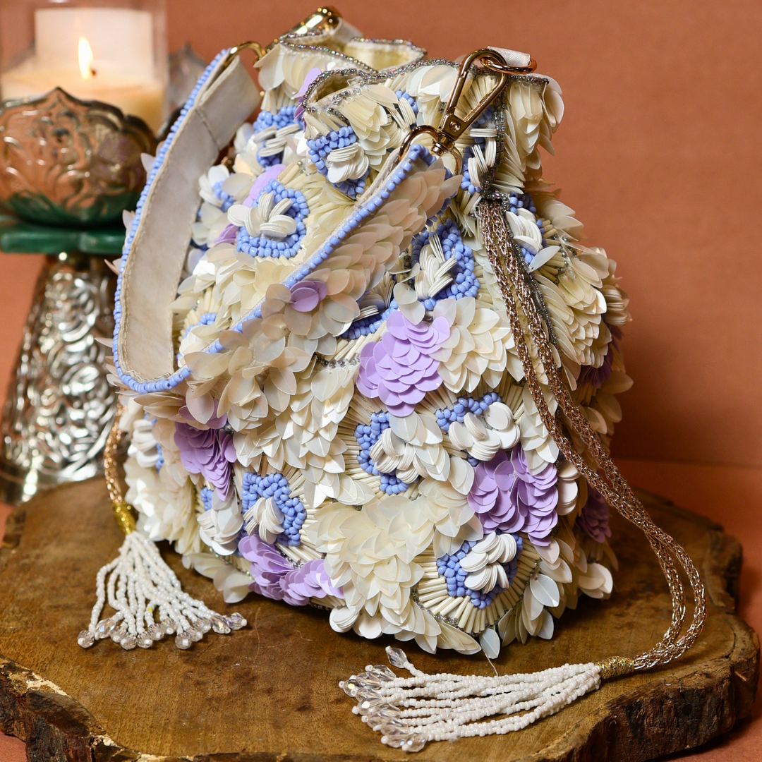 Lilac Frost Potli