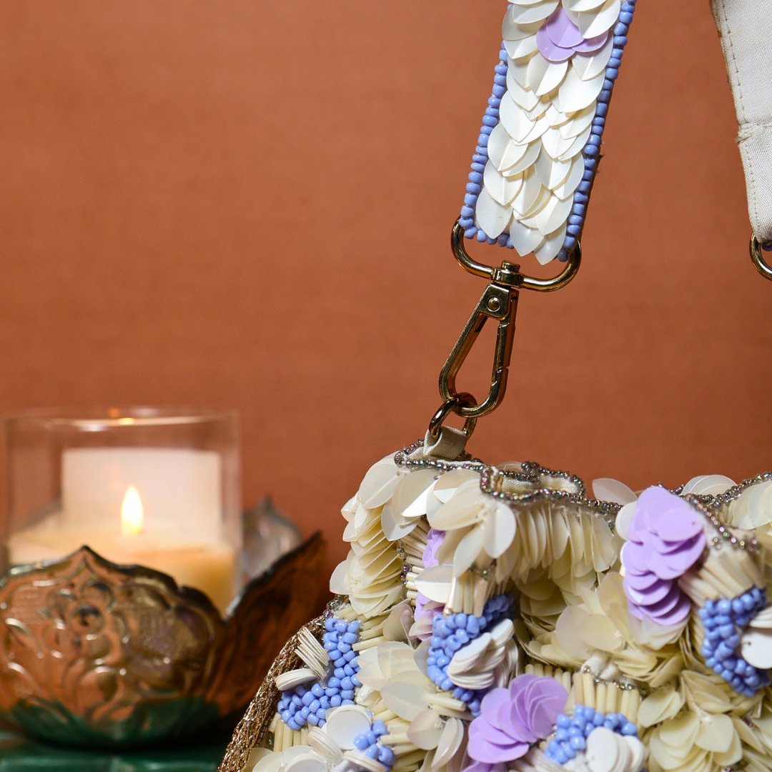 Lilac Frost Potli