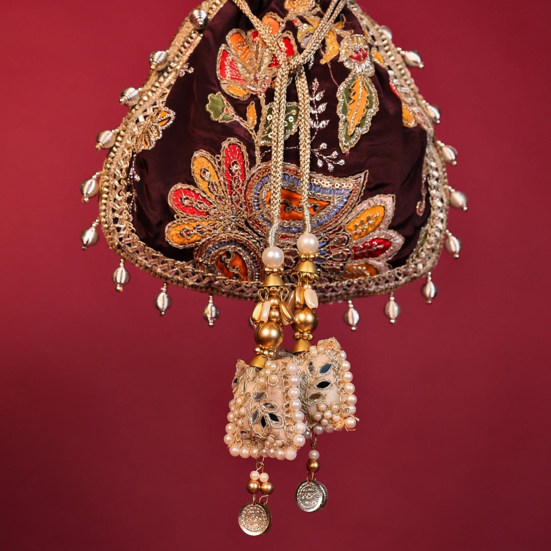 Mehfil Royale Brown Potli