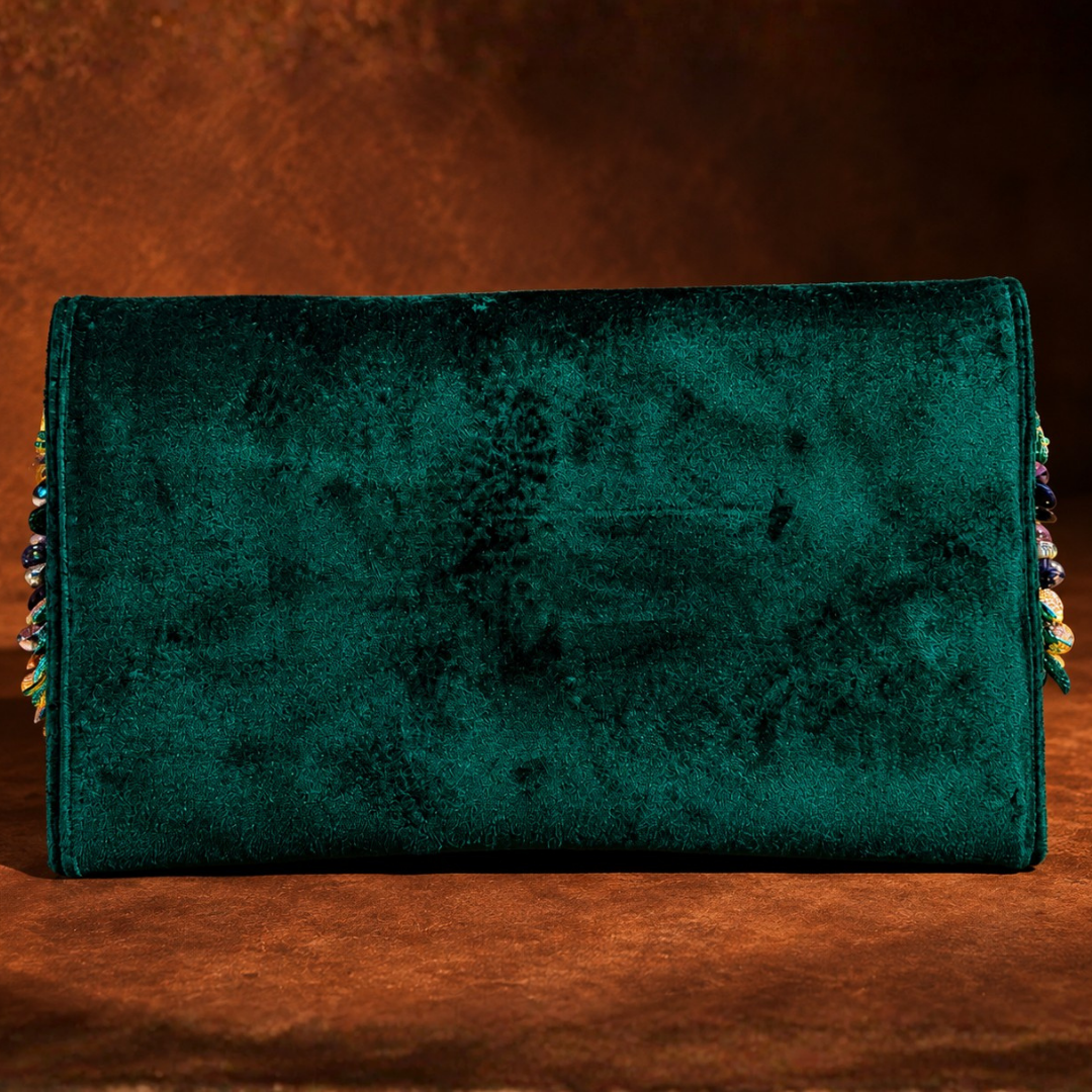 The Aria Handbag-Emerald