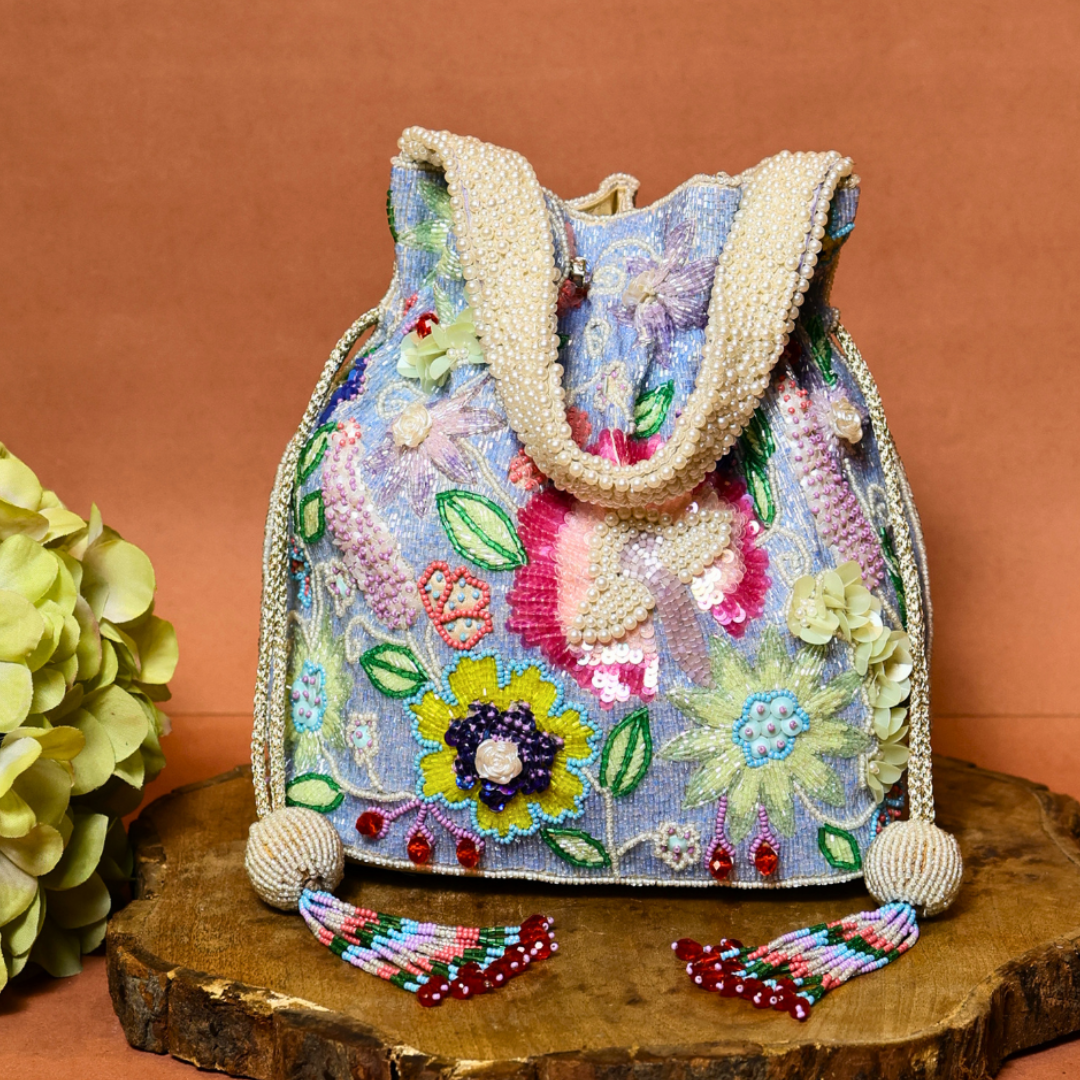 Ivory Garden Potli