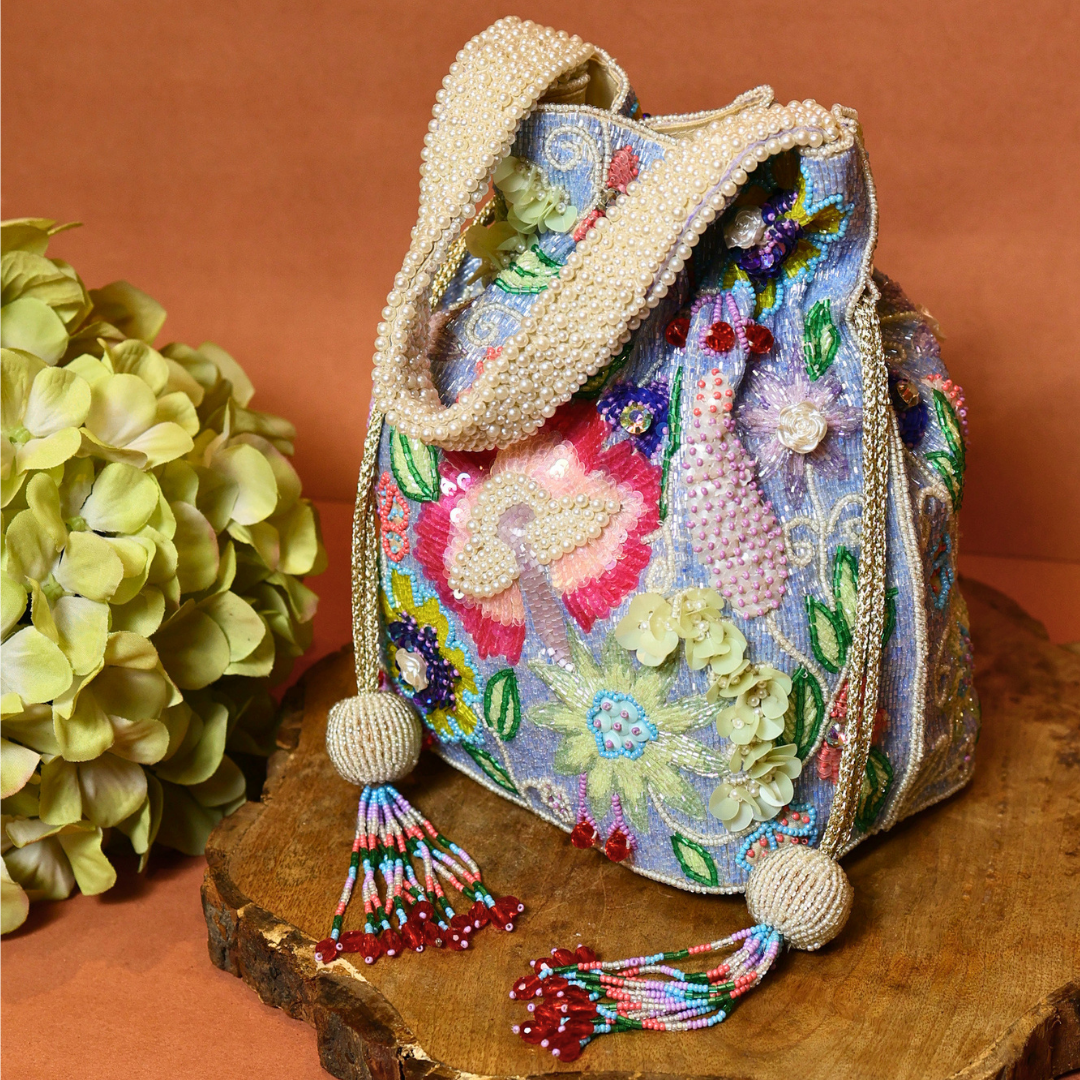 Ivory Garden Potli