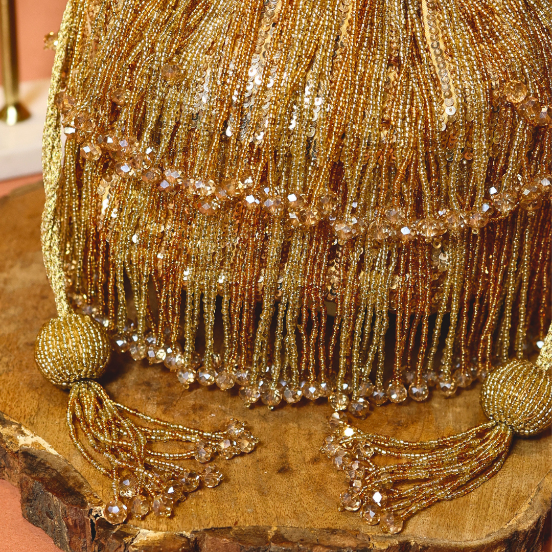 Gold Shimmer Potli