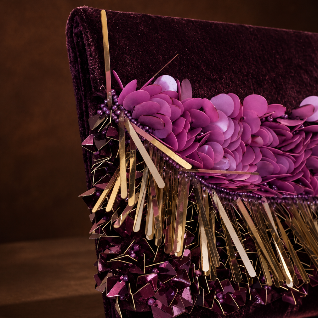 The Aria Handbag-Plum