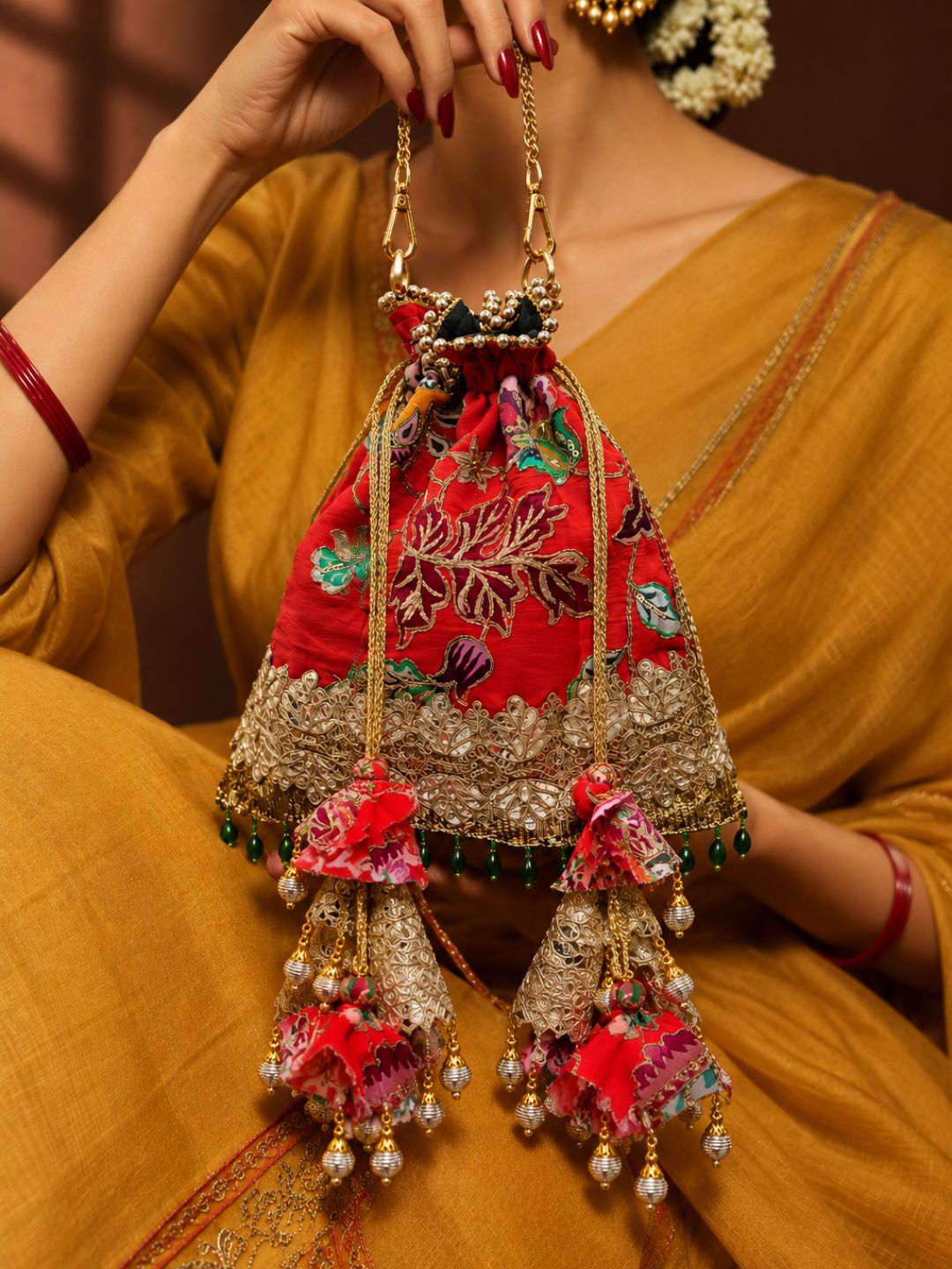 The Mehr Potli-Orange