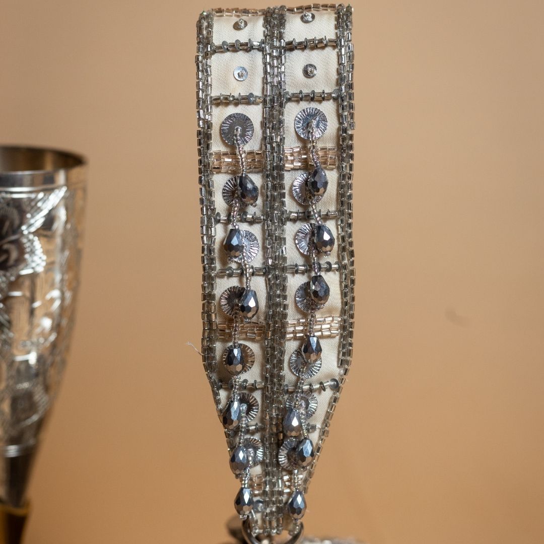 Tara Silver Clutch