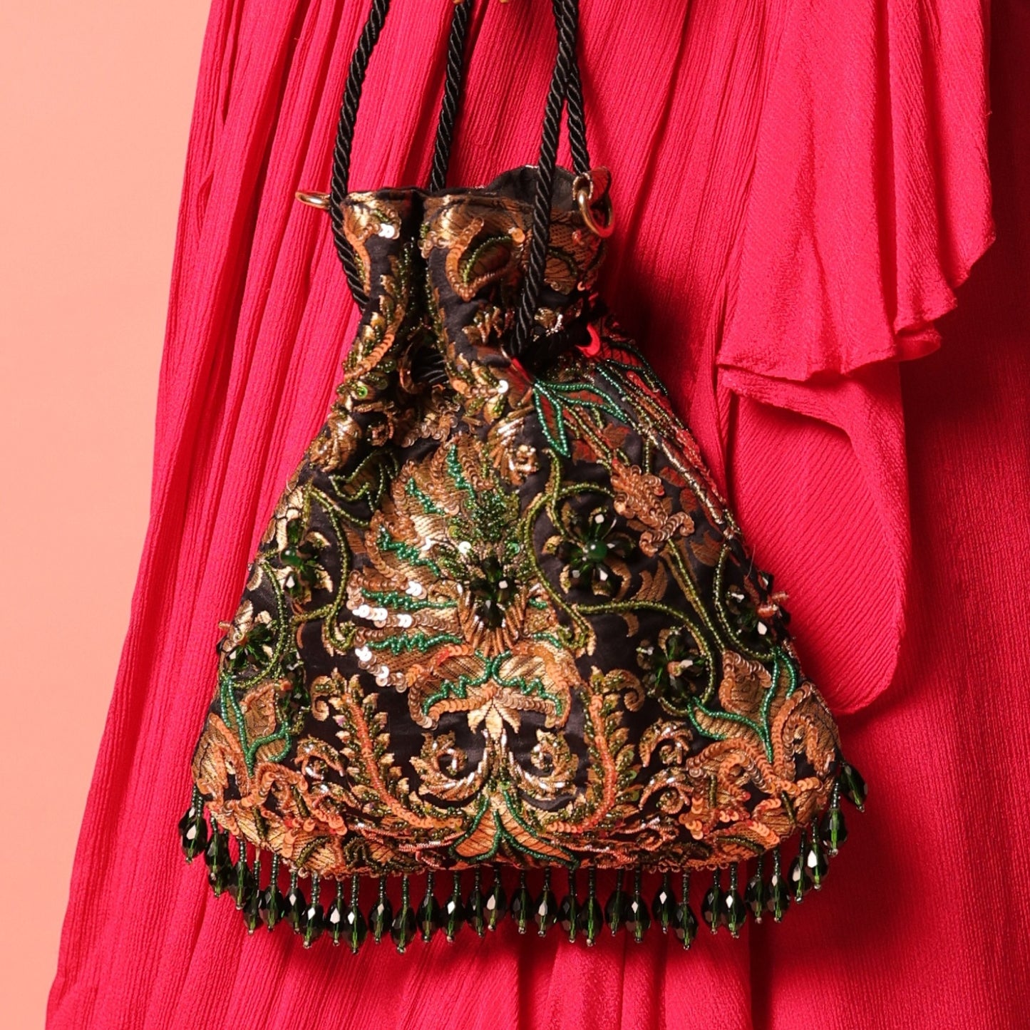 Vanamala  Green Potli