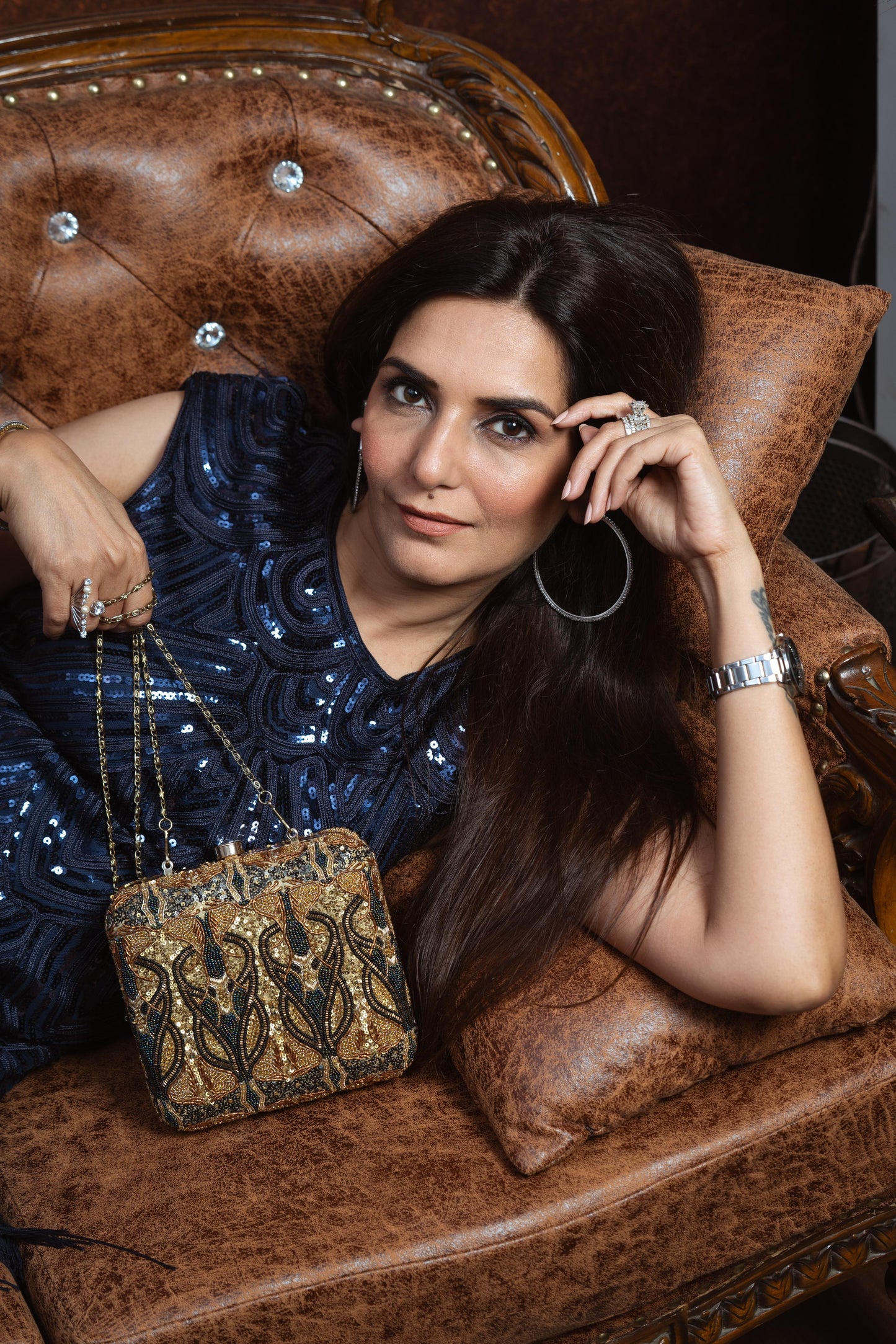 Stella Embellish Clutch